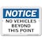 Vestil Aluminum Composite Sign, 7-1/2" H, 10-1/2" W, Aluminum Composite, Rectangle, SI-N-69-A-AC-130 SI-N-69-A-AC-130 - alternate 1